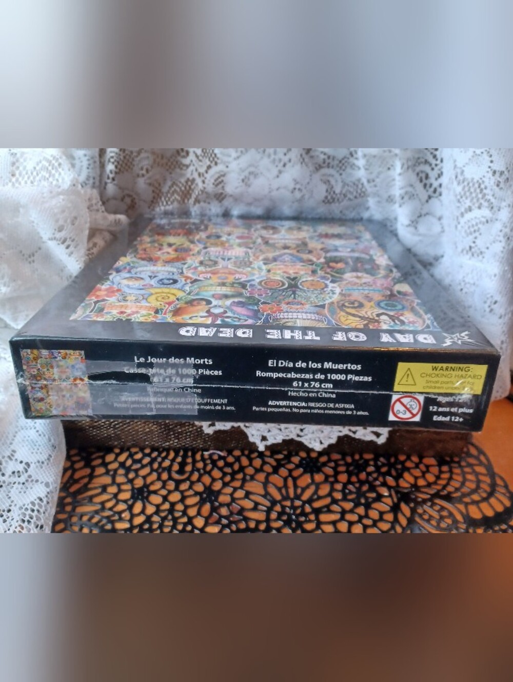 NEW 1000-PIECE JIGSAW PUZZLE VERMONT CHRISTMAS COMPANY "DAY OF THE DEAD" 24"x30" - Picture 7 of 11